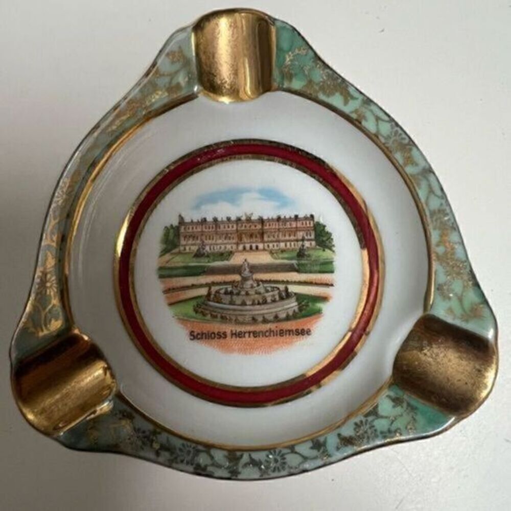 Vintage Schloss Herrenchiemsee collectible ashtray